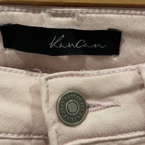 KAN CAN Jeans Pink Side Ankle Zipper - Picture 2 of 4
